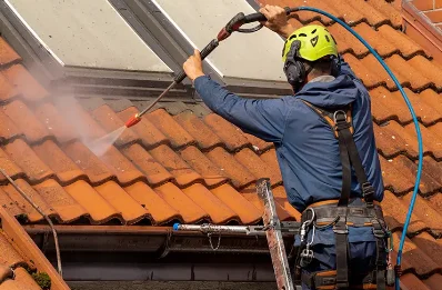 Démoussage et hydrofuge de toiture à Poilly
